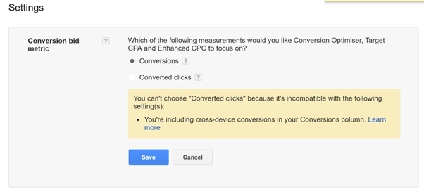 Google Ads Notice Not Compatible